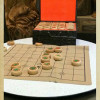 送禮季節專屬優惠檔次，崖柏製象棋禮盒，原價1800，特價1200。